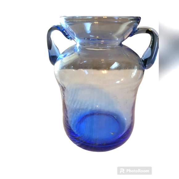 Source Unknown Other - Blue Glass Vase